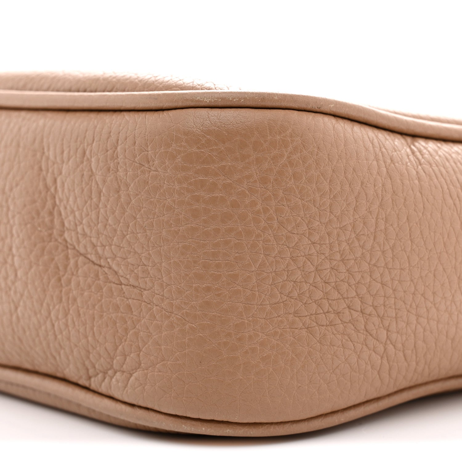 Gucci Pebbled Calfskin Small Soho Disco Bag Camelia 10 of 14