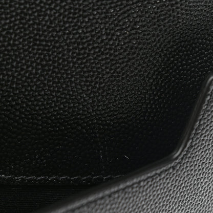 Saint Laurent Grain De Poudre Uptown Pouch Black 9 of 10