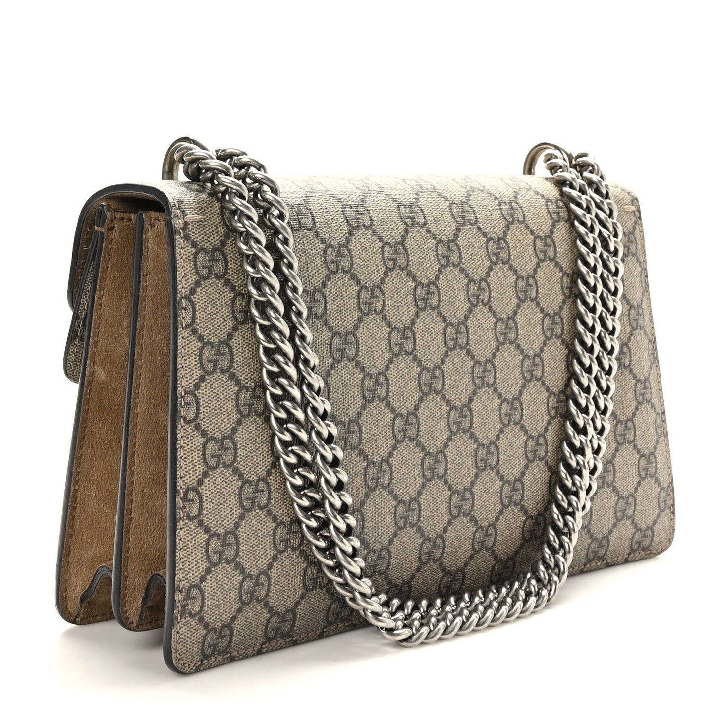 GG Supreme Monogram Small Dionysus Shoulder Bag Taupe