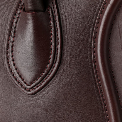 Celine Smooth Calfskin Small Luggage Burgundy 13 of 18
