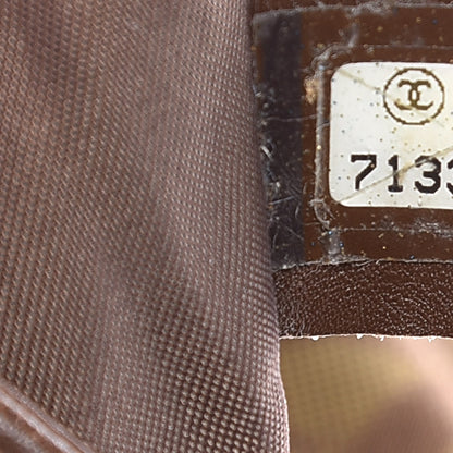 Chanel Nylon Travel Pouch Brown 7 of 18