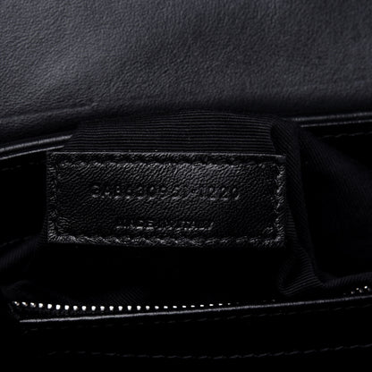Saint Laurent Calfskin Y Quilted Monogram Toy Loulou Crossbody Bag Black 8 of 13