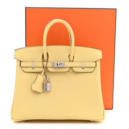 Hermes Swift Birkin 25 Jaune Milton 11 of 11