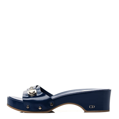Christian Dior Smooth Calfskin Clog 40 Blue 1 of 8