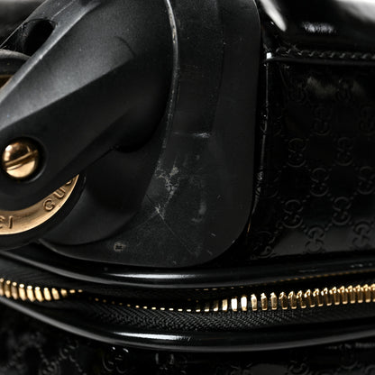 Gucci Patent Microguccissima Carry On Suitcase Black 11 of 12