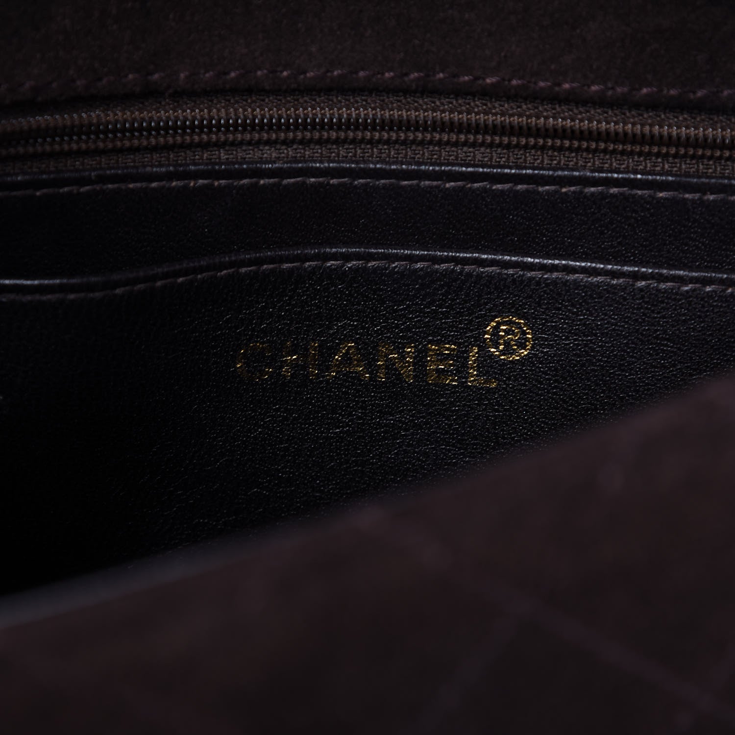 Chanel Suede Quilted Flap Bag Brown 8 of 11