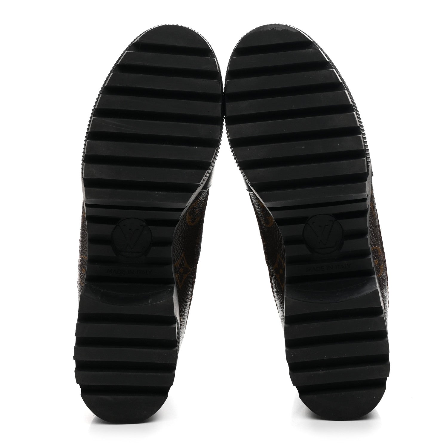 Louis Vuitton Suede Calfskin Monogram Laureate Platform Desert Boots 36 Black 6 of 9