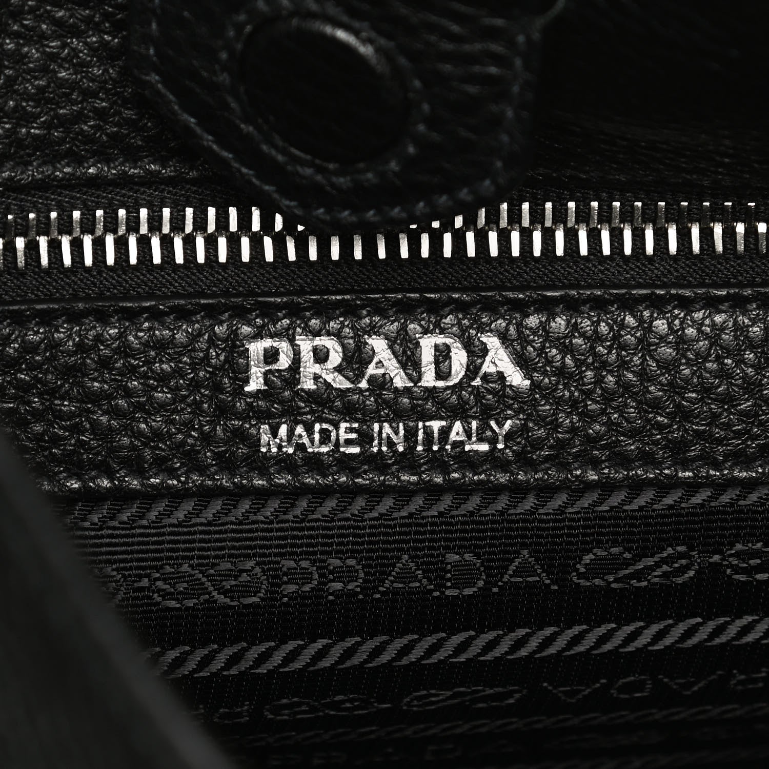 Prada Vitello Daino Soft Hobo Messenger Bag Black 5 of 10