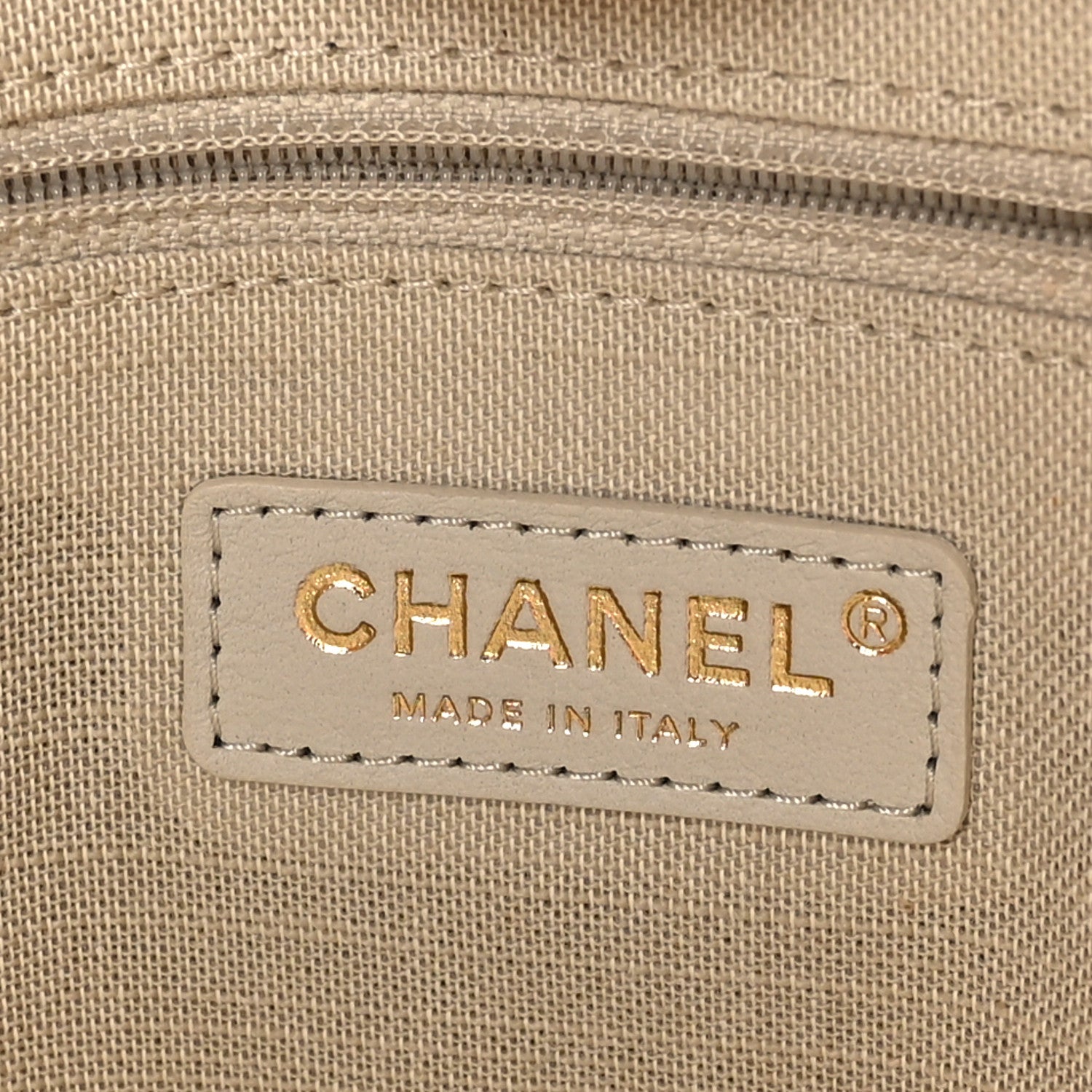 Chanel Mixed Fibers Small Deauville Tote Camel 7 of 10