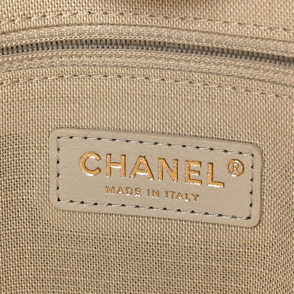 Chanel Mixed Fibers Small Deauville Tote Camel 7 of 10
