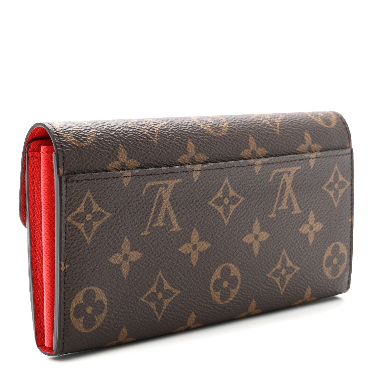 Louis Vuitton Monogram Sarah Wallet NM Coquelicot 3 of 7
