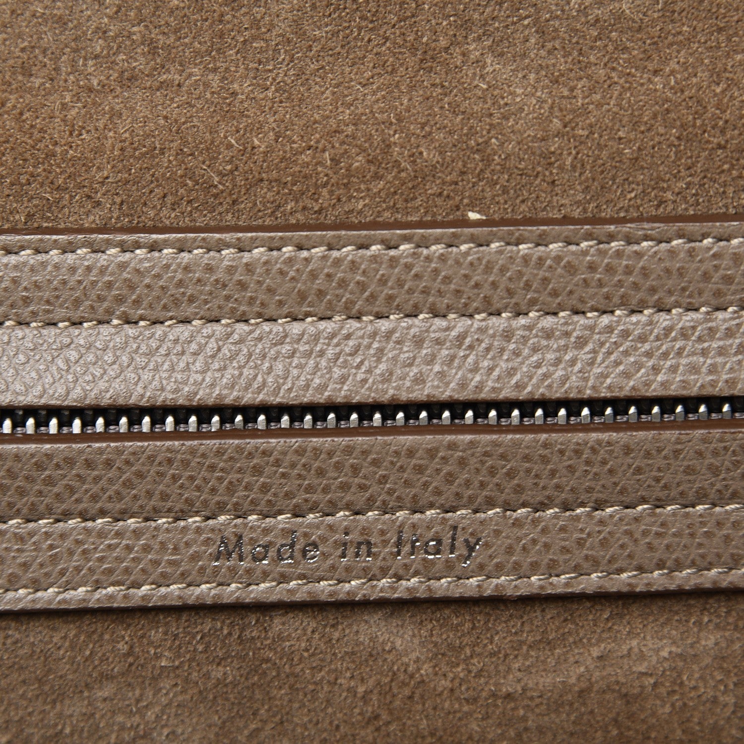Celine Grained Calfskin Medium Phantom Luggage Taupe 5 of 9