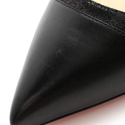 Christian Louboutin Suede Kid Uptown Double 85 Pumps 36 Black 11 of 13