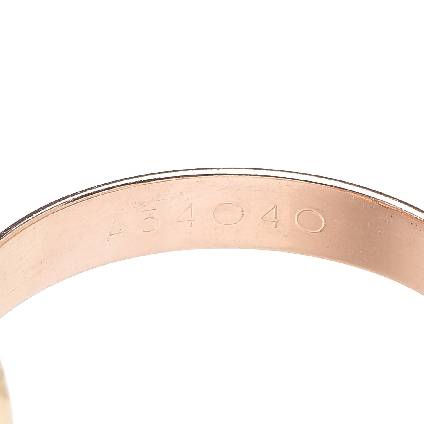 18K Pink Yellow White Gold Classic Les Must De Trinity Ring 56 7.5