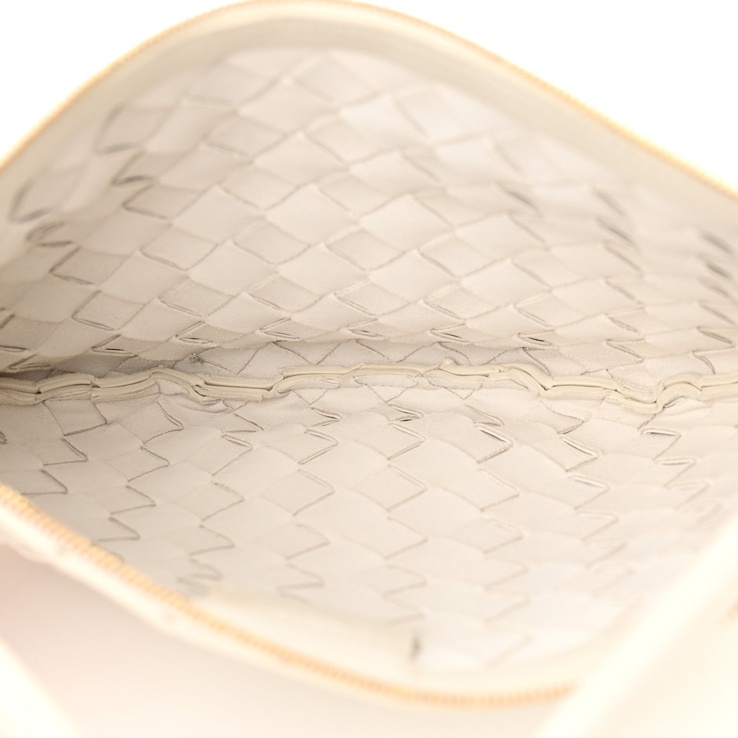 Bottega Veneta Nappa Intrecciato Medium Turn Pouch White 5 of 10