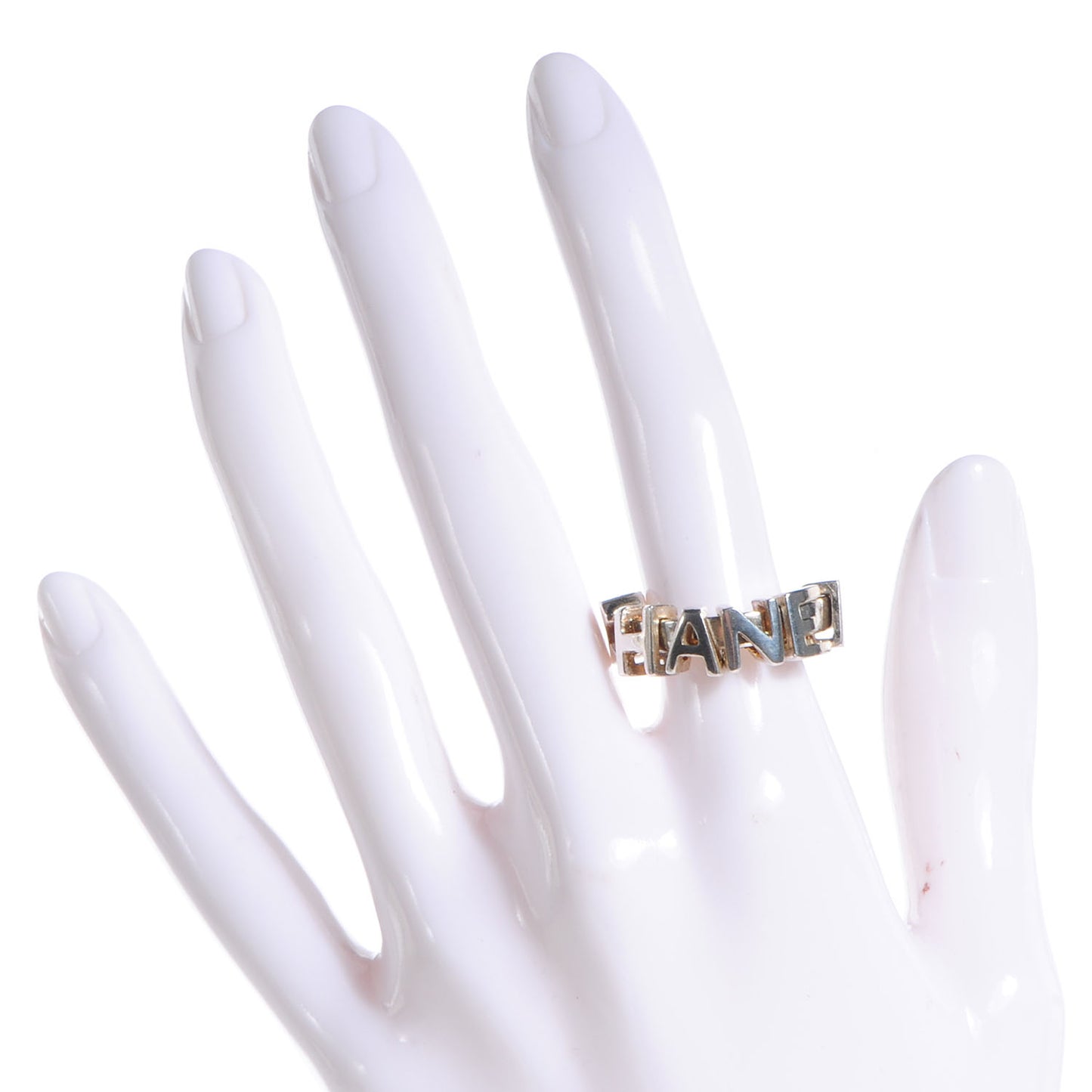 Charm Letter Ring Silver 7