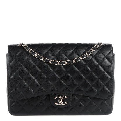Chanel Caviar Quilted Maxi Double Flap Black 1 of 10