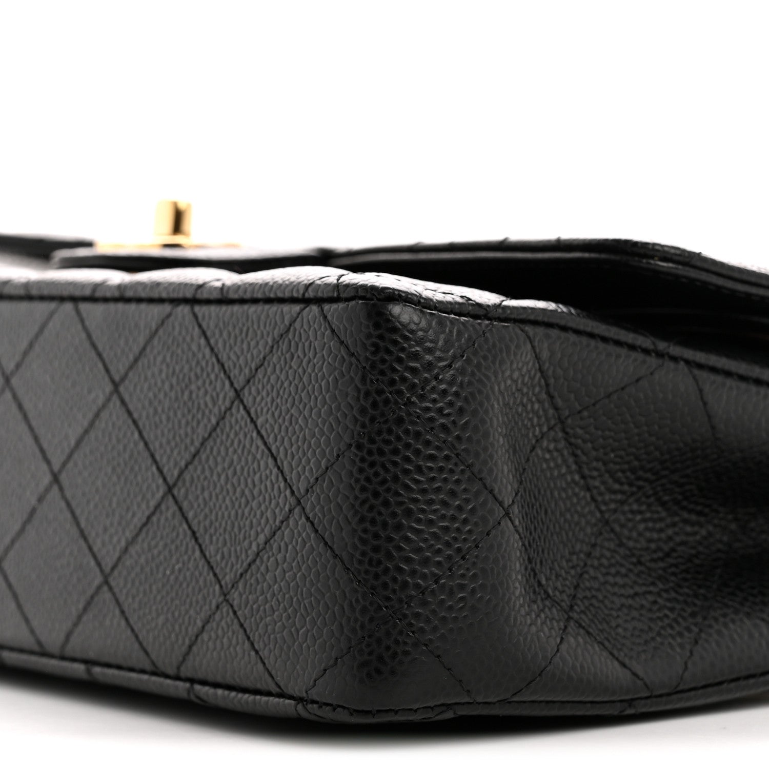 Chanel Caviar Quilted Medium Double Flap Black 10 of 11