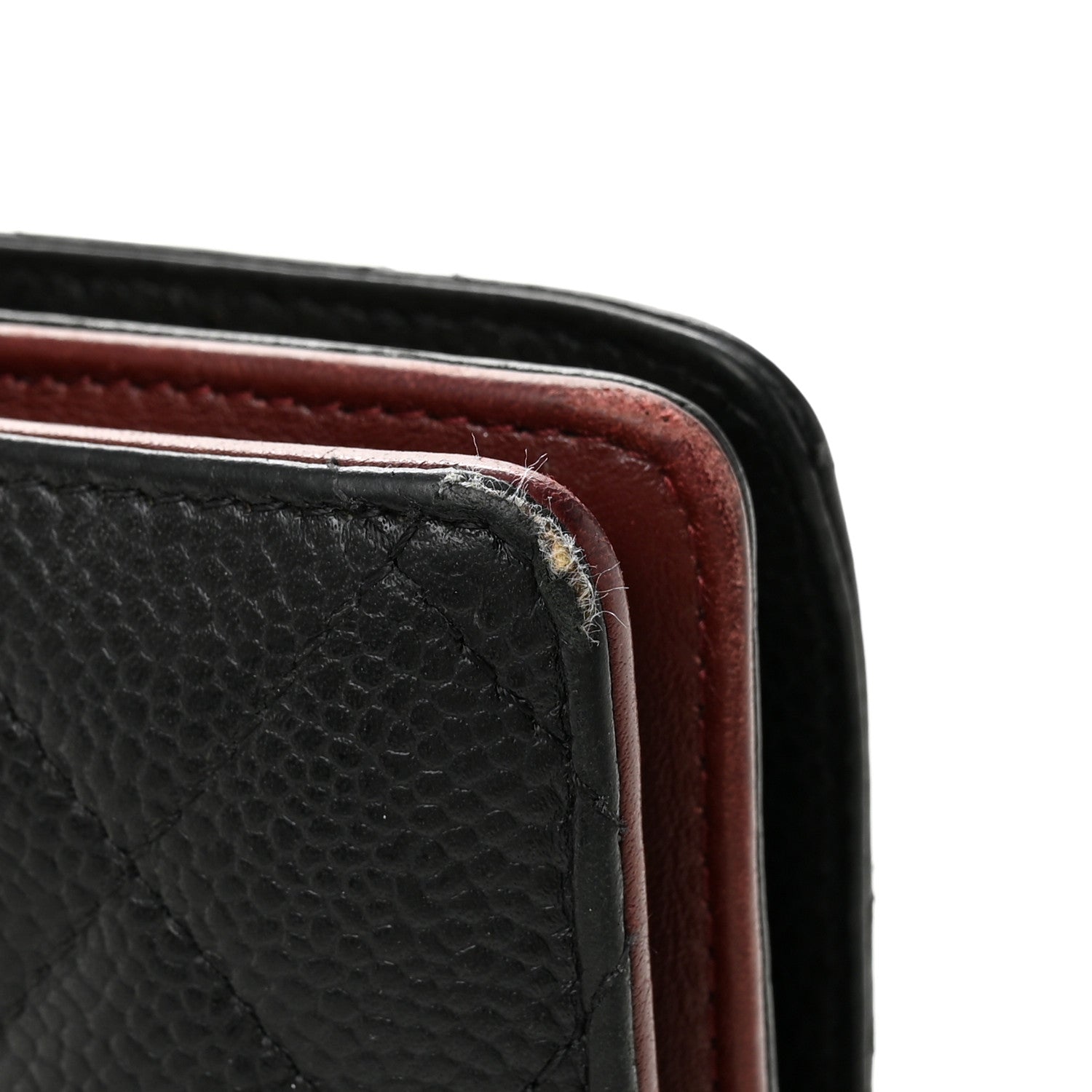 Chanel Caviar Quilted Zipped Pocket Wallet Black 1819508