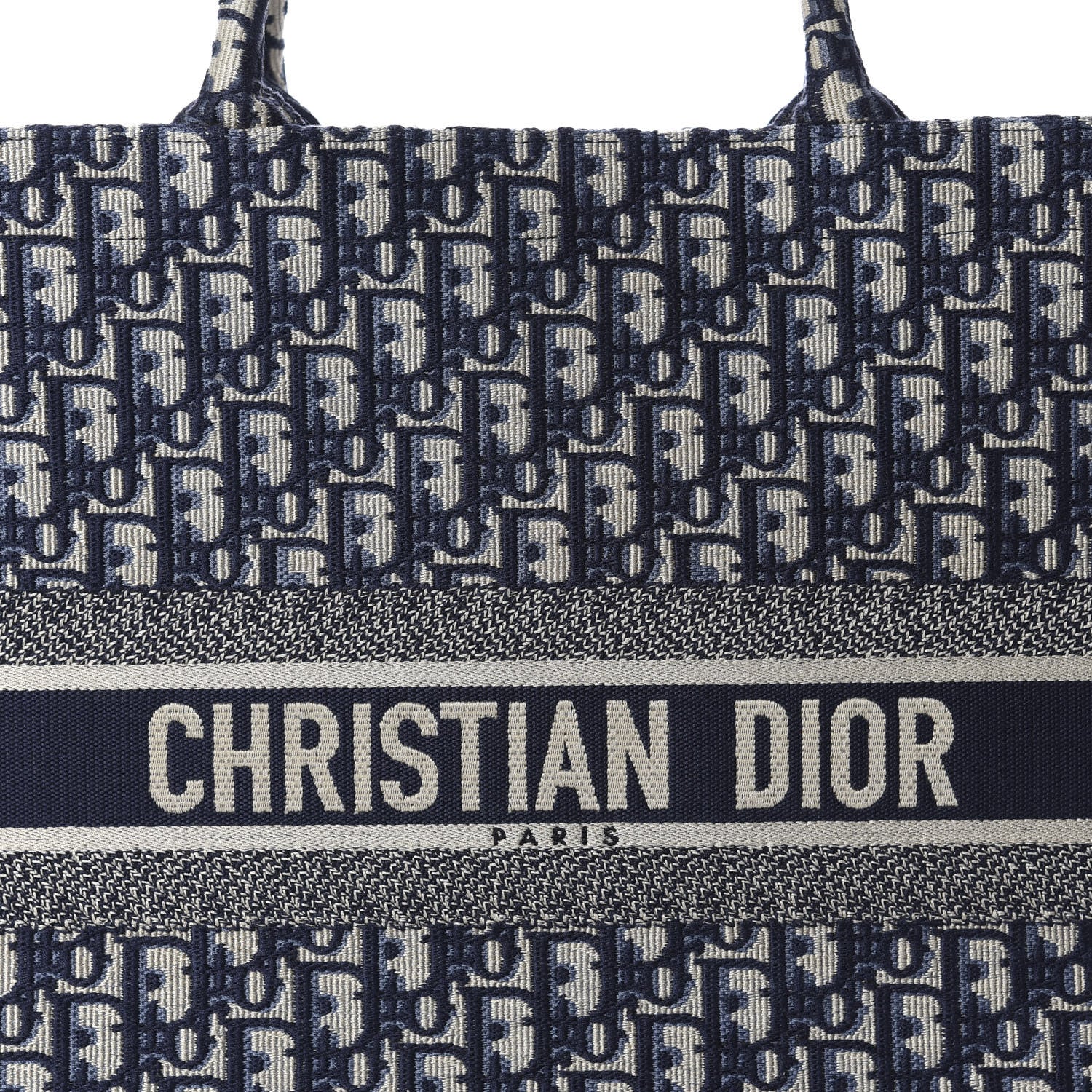 Christian Dior Oblique Book Tote Blue Multicolor 10 of 10