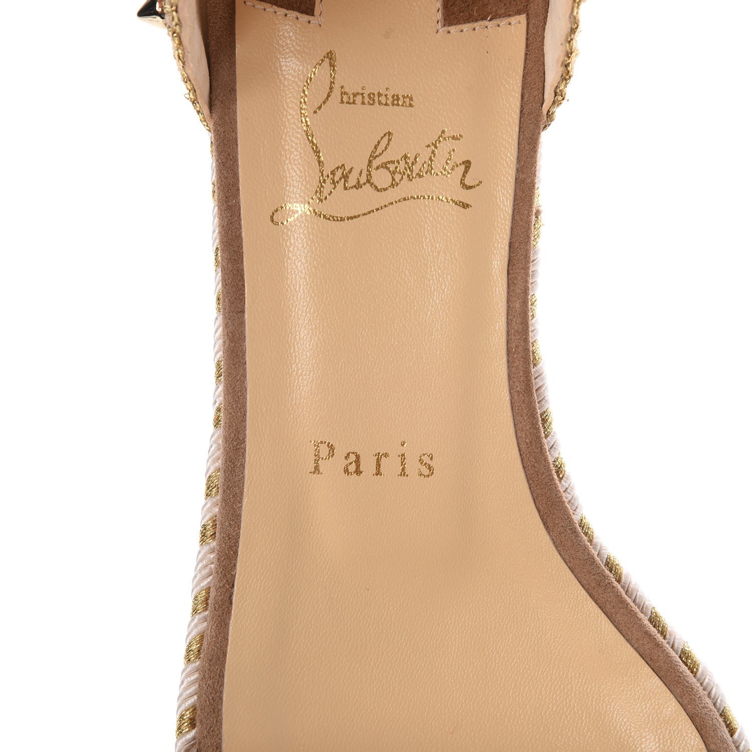 Christian Louboutin Veau Velours Madmonica 60 Platform Sandals 39 Version Cappuccino 6 of 10