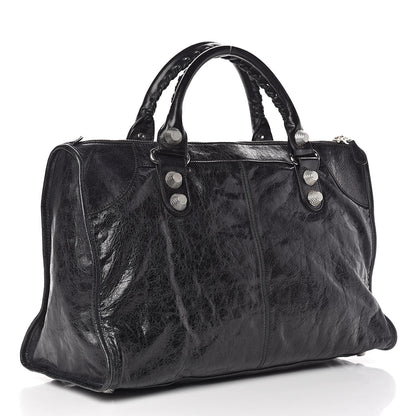 Balenciaga Agneau Giant 21 Silver Hardware Work Black 3 of 10