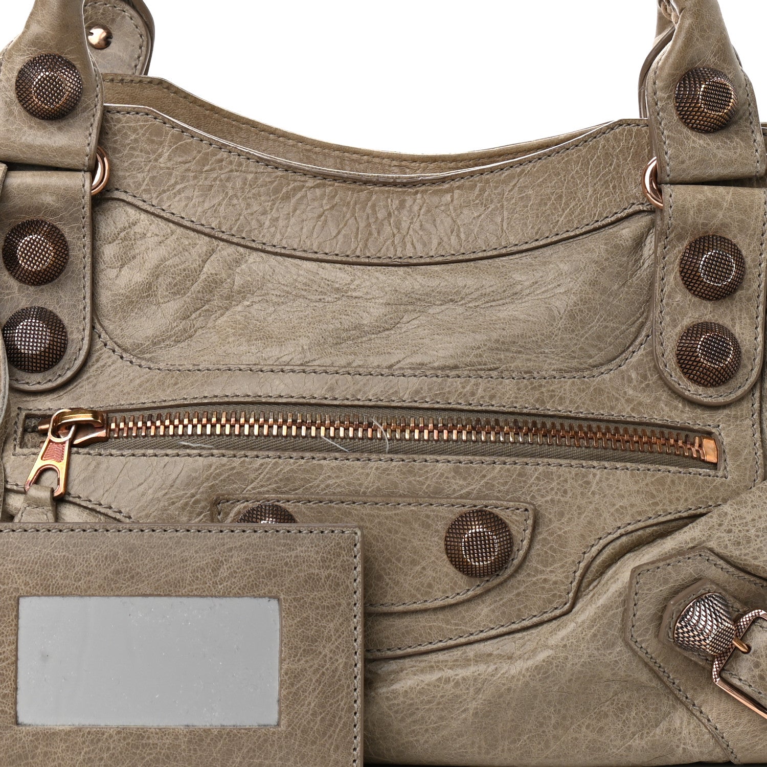 Balenciaga Agneau Giant 21 Rose Gold Hardware City Papyrus 8 of 15