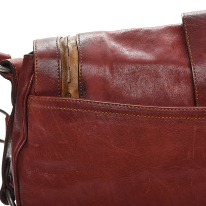 Christian Dior Calfskin Medium Gaucho Double Saddle Bag Red 12 of 13