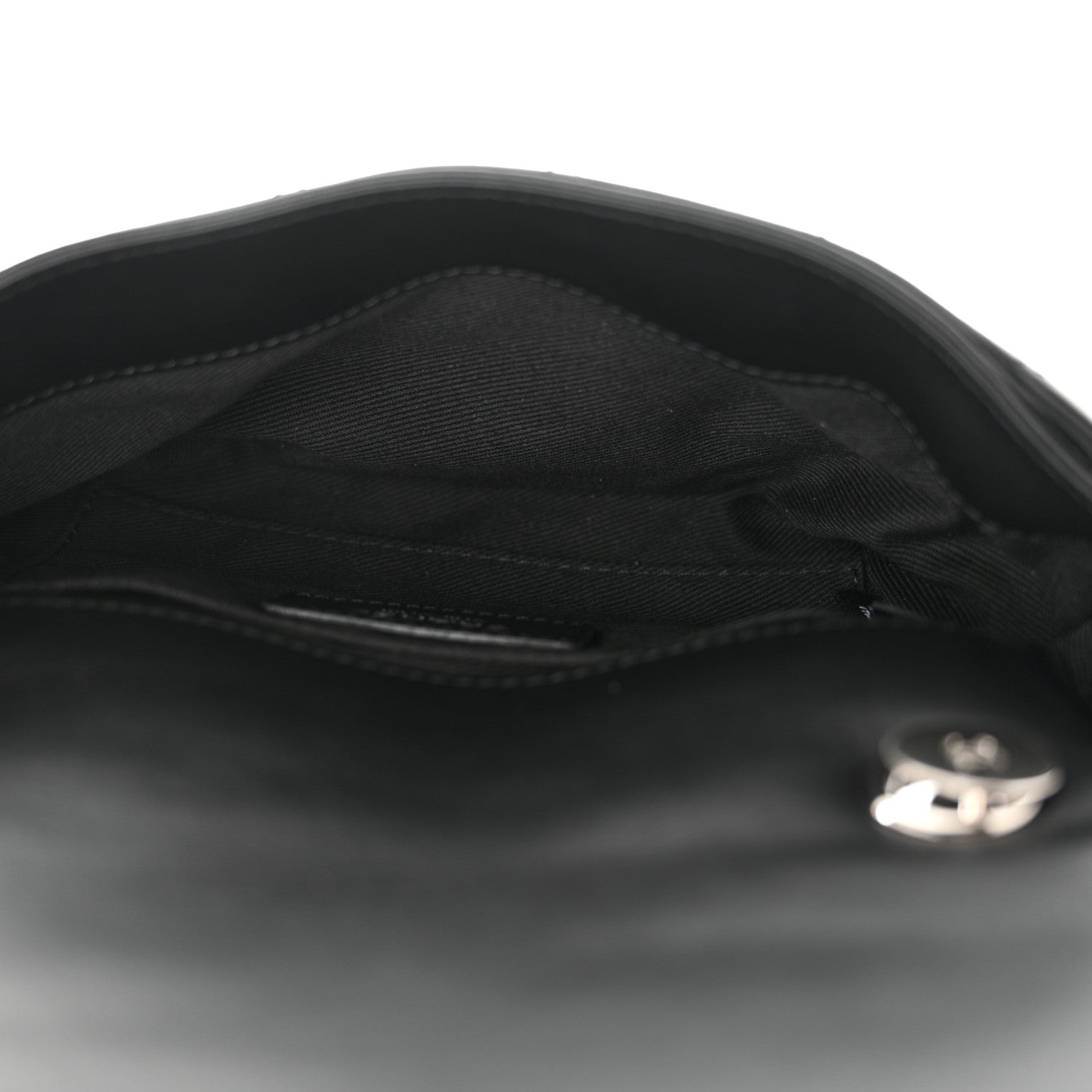 Chanel Calfskin Quilted CC Uniform Flap Belt Bag Black 5 of 12