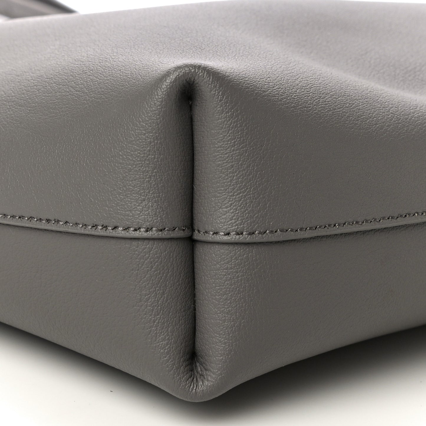 Calfskin Toy Shopping Tote Earth Grey