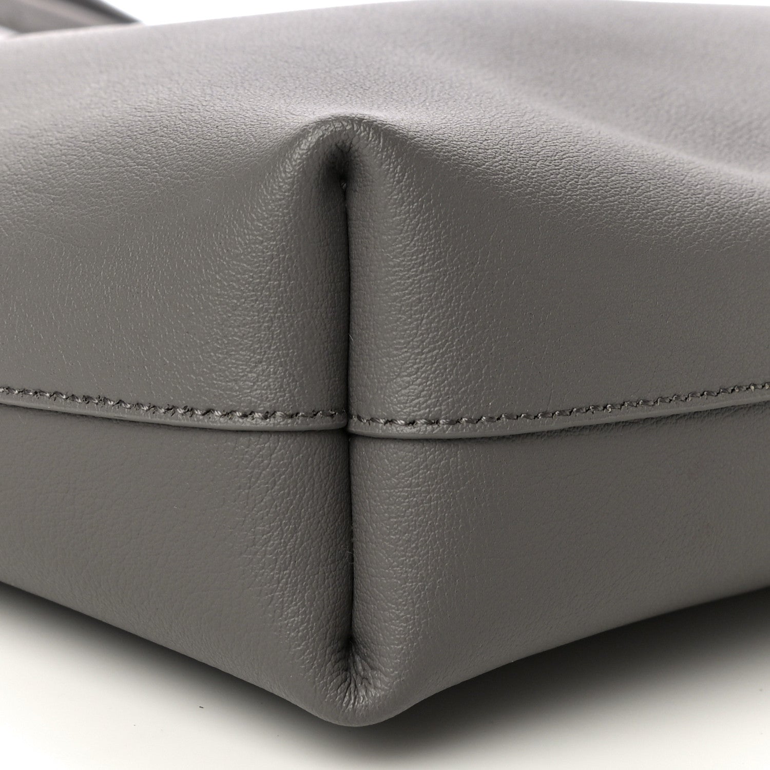 Saint Laurent Calfskin Toy Shopping Tote Earth Grey 7 of 8