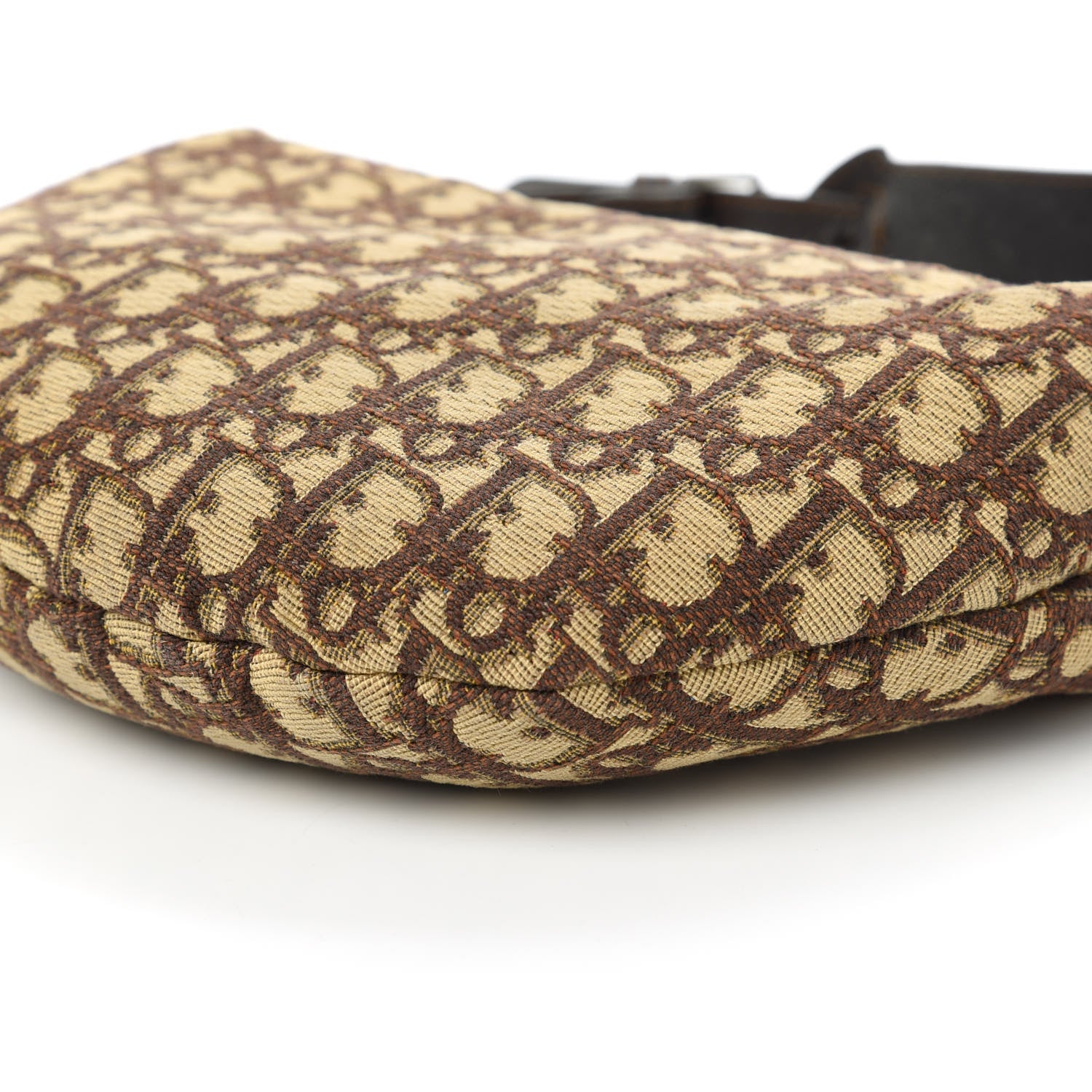Christian Dior Monogram Buckle Hobo Brown 7 of 11