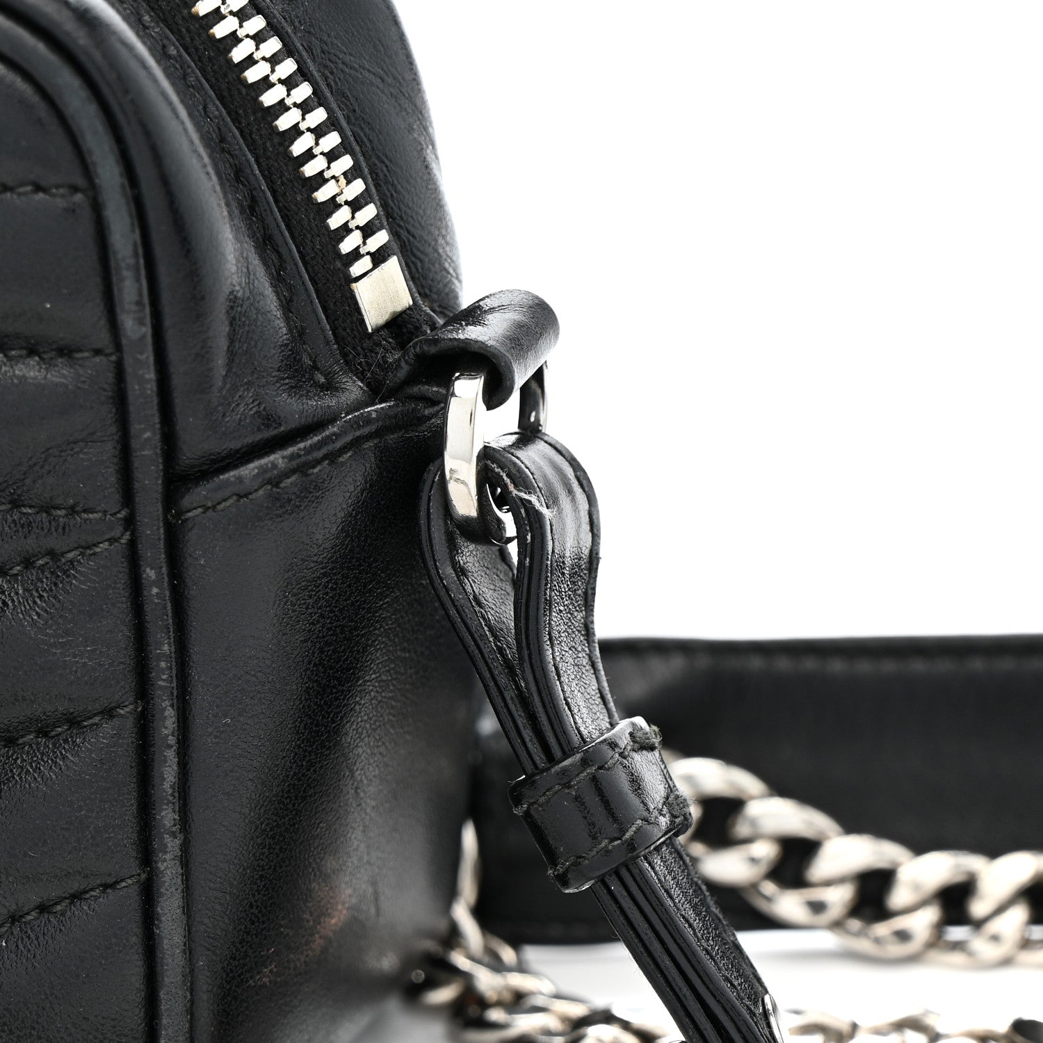 Prada Soft Calfskin Diagramme Camera Bag Black 14 of 18