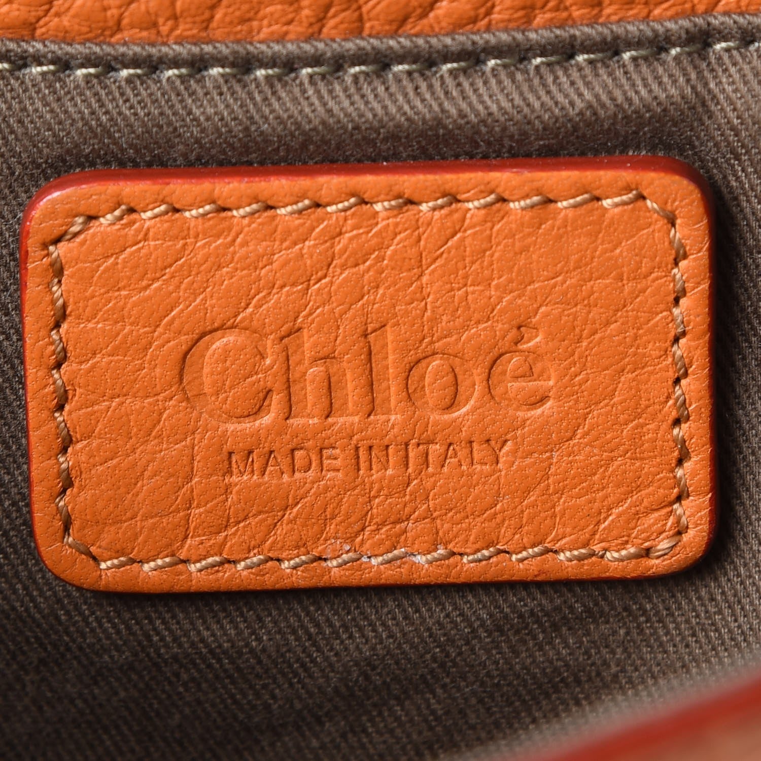 Chloe Calfskin Medium Marcie Top Handle Bag Indian Summer 7 of 11