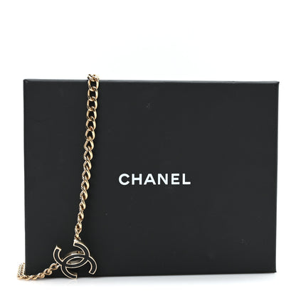 Chanel Enamel CC Chain Logo Belt Gold Black 4 of 4