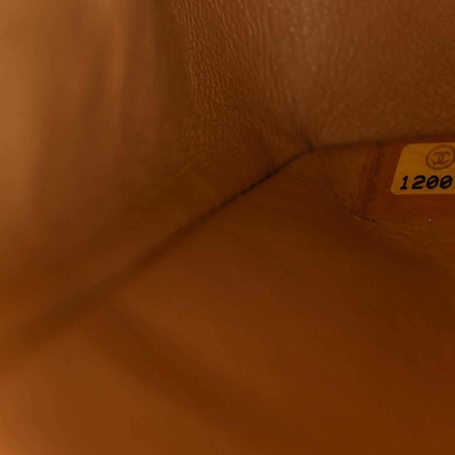 Lambskin Quilted Medium Double Flap Beige