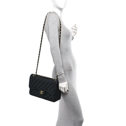 Chanel Caviar Quilted Jumbo Double Flap Black 2 of 13