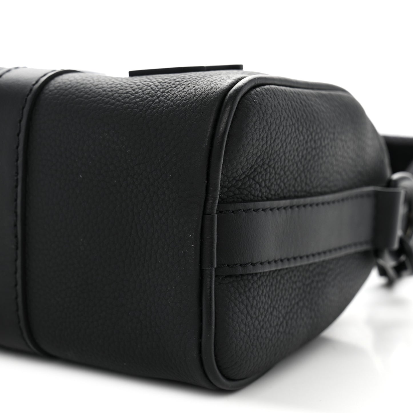 Grained Calfskin Aerogram Keepall XS Black