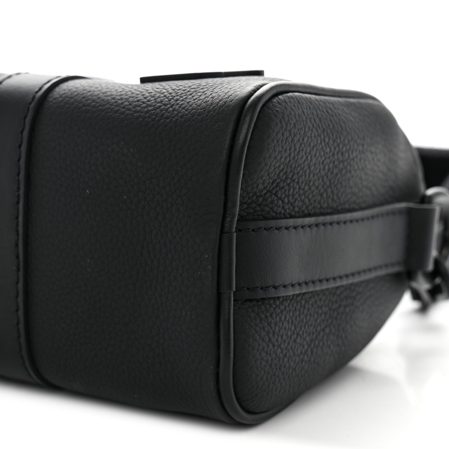 Louis Vuitton Grained Calfskin Aerogram Keepall XS Black 8 of 8