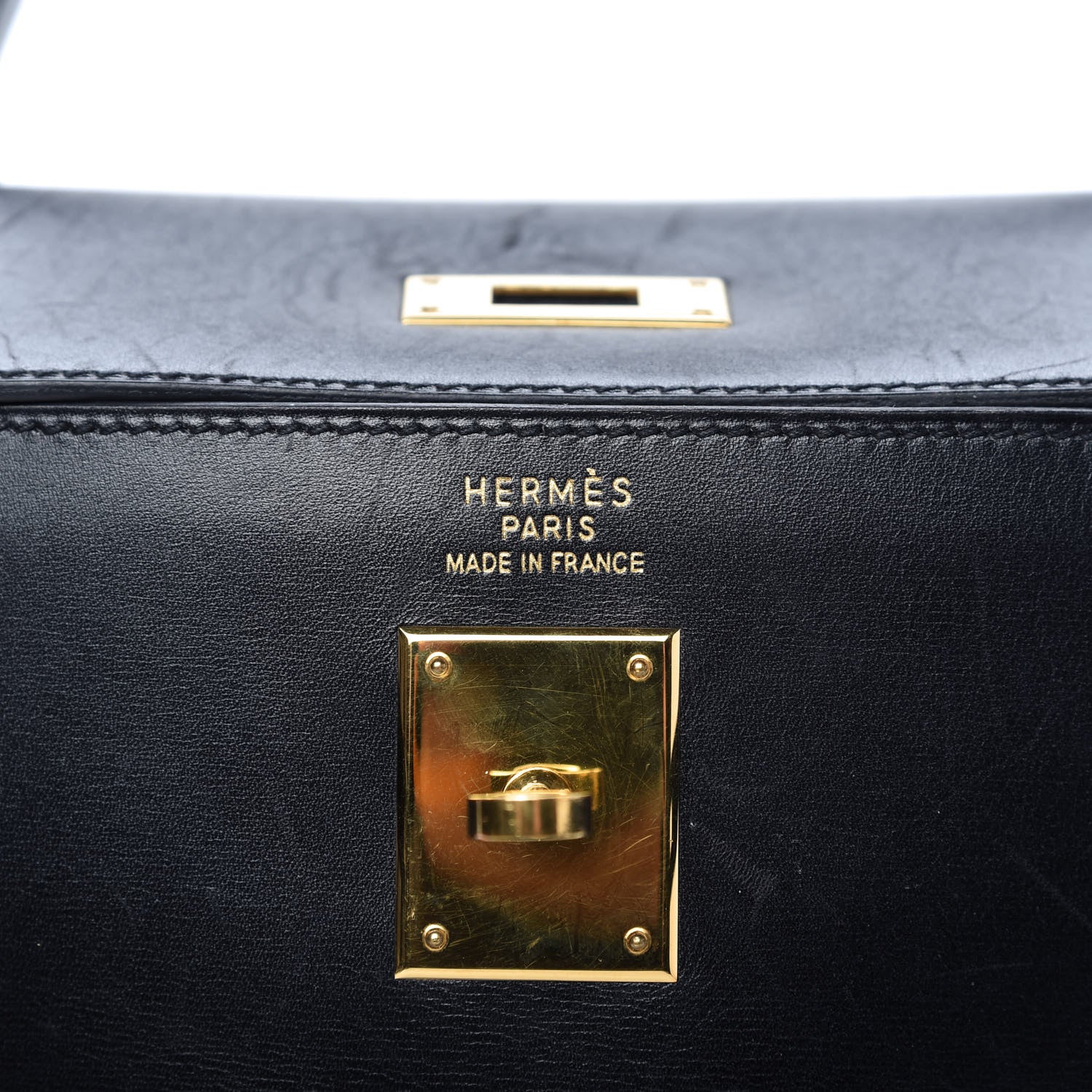 Hermes Box Kelly Retourne 35 Black 8 of 12