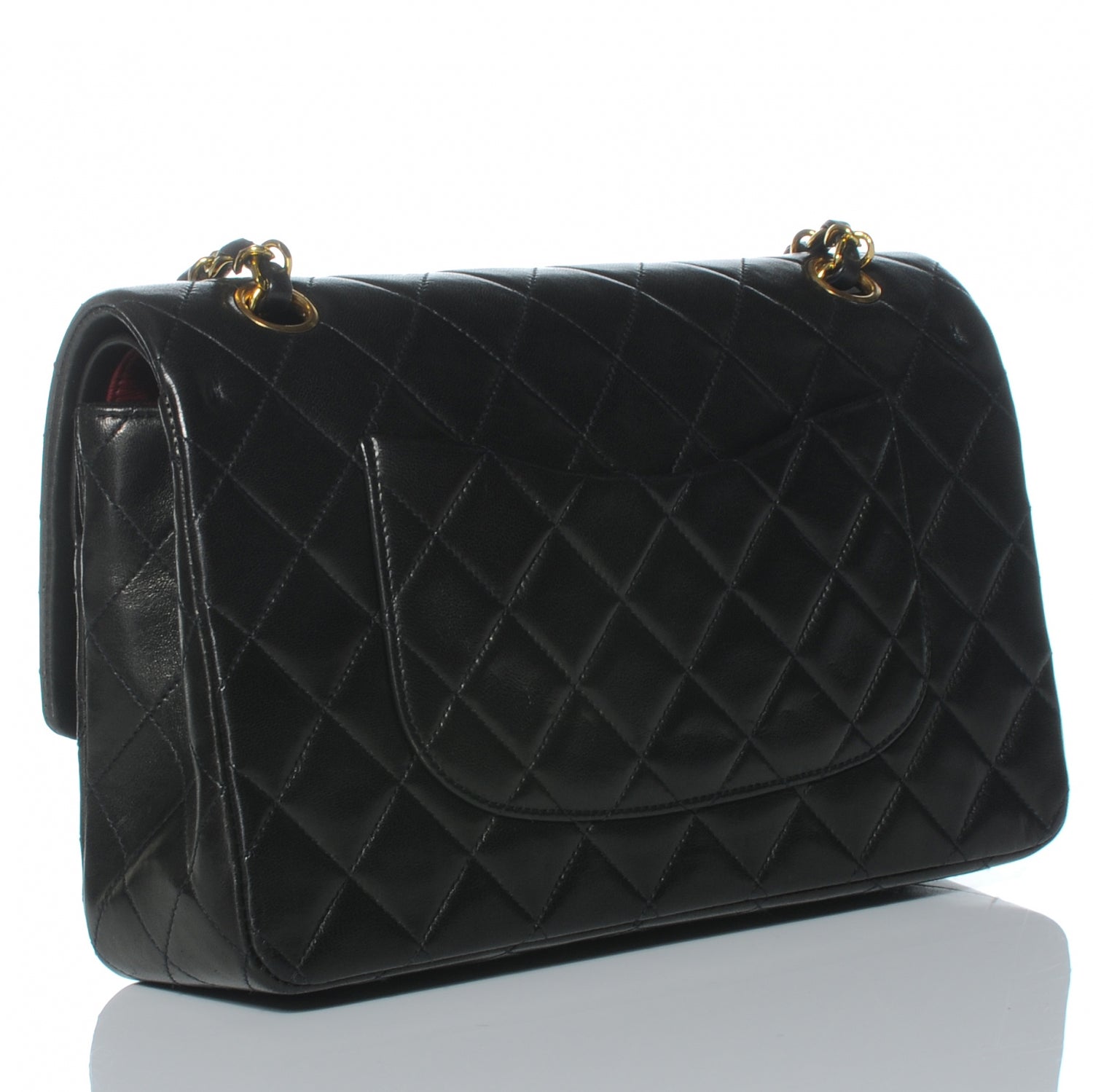 Chanel Lambskin Medium Double Flap Black 3 of 7