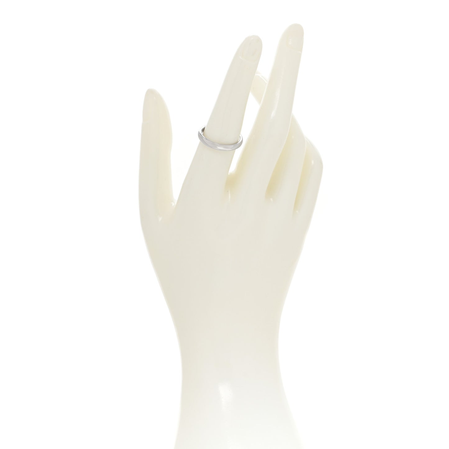 Platinum 3mm Classic Wedding Band Ring 55 7.25