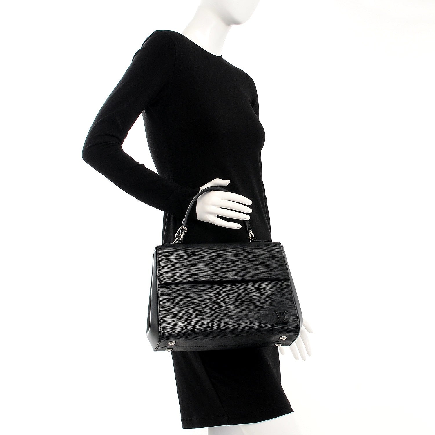 Louis Vuitton Epi Cluny MM Black 3 of 8