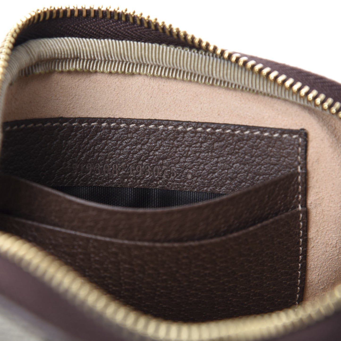 GG Supreme Monogram Ophidia Belted iPhone Case 85 34 Dark Brown