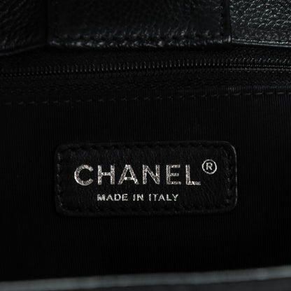 Chanel Calfskin Cerf Executive Shopper Tote Black 6 of 7