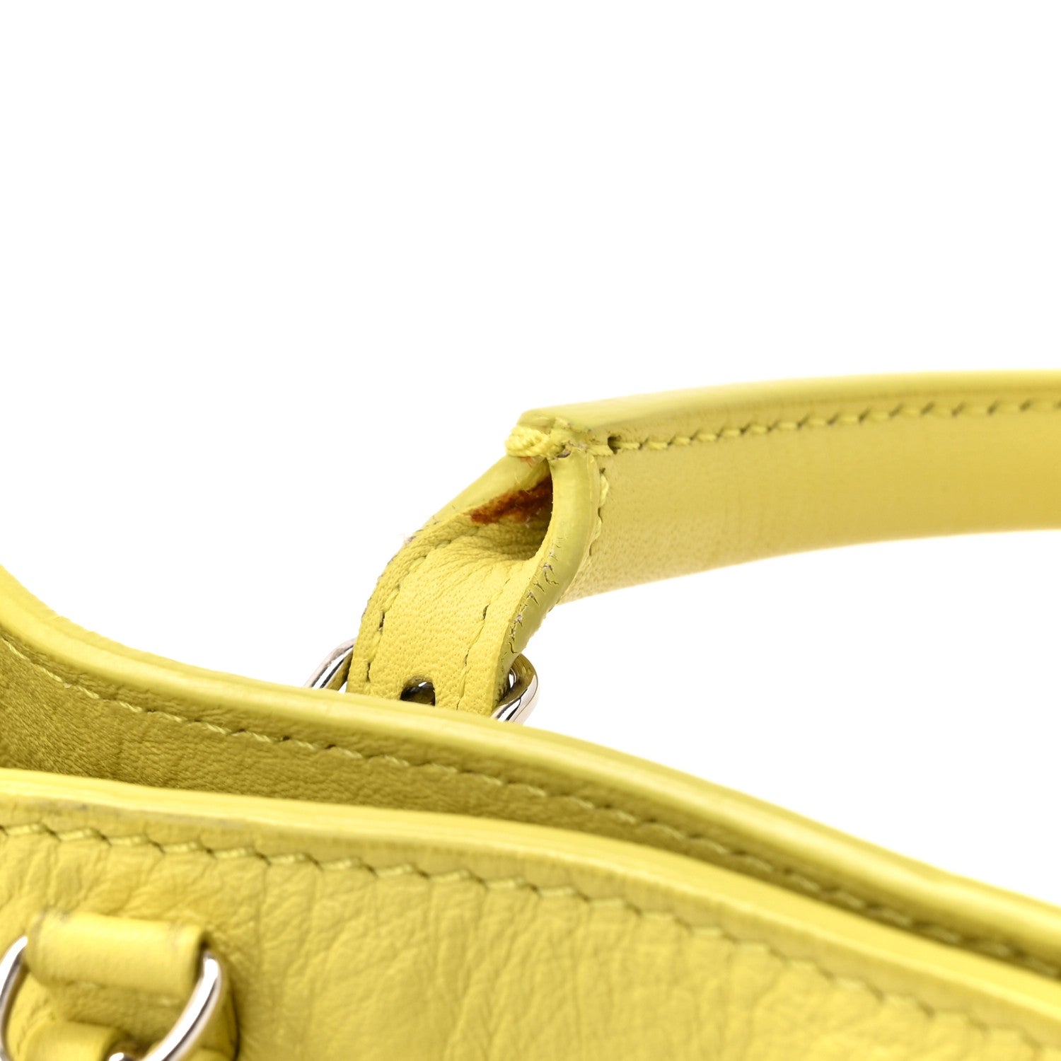 Balenciaga Calfskin Papier Mini A4 Jaune Poussin 14 of 18