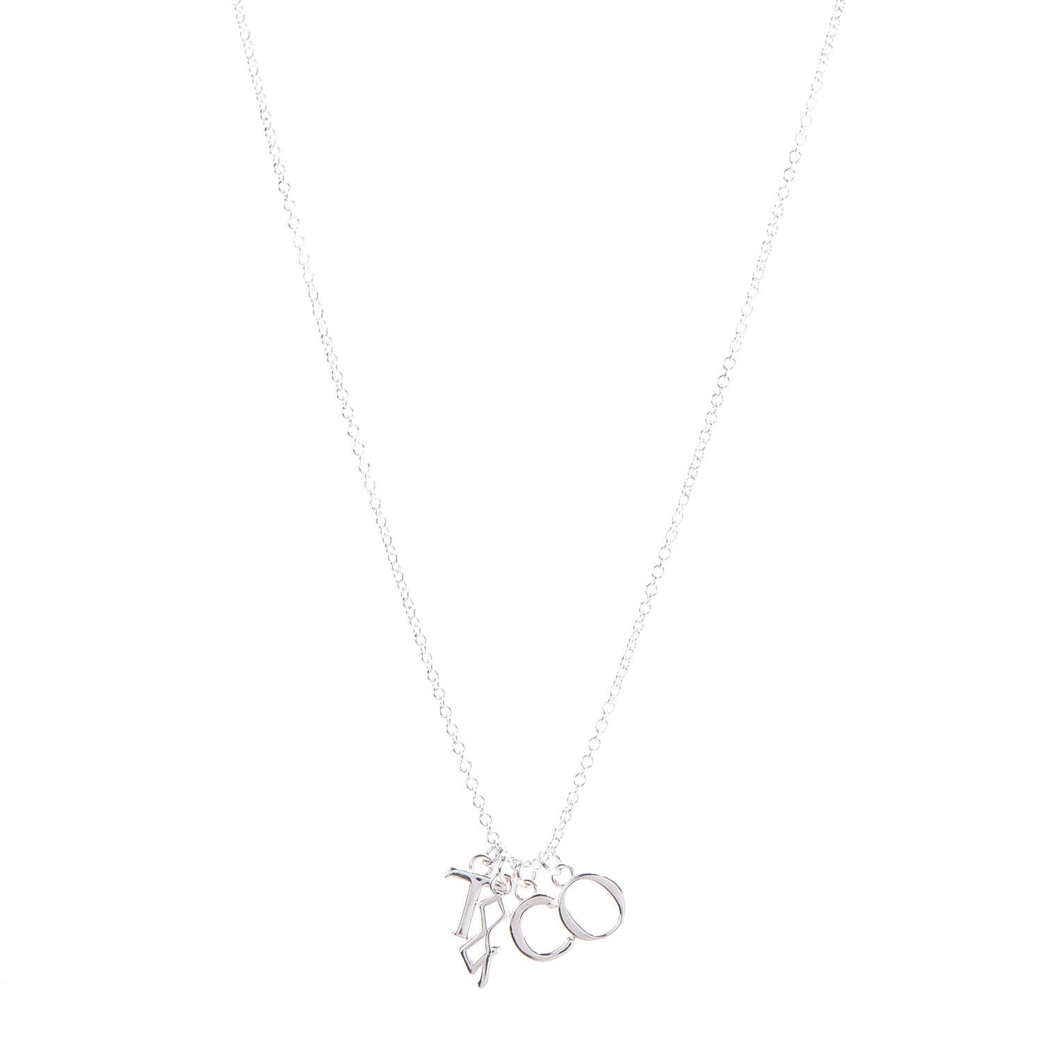 Tiffany Sterling Silver Charms Pendant Necklace 1 of 6