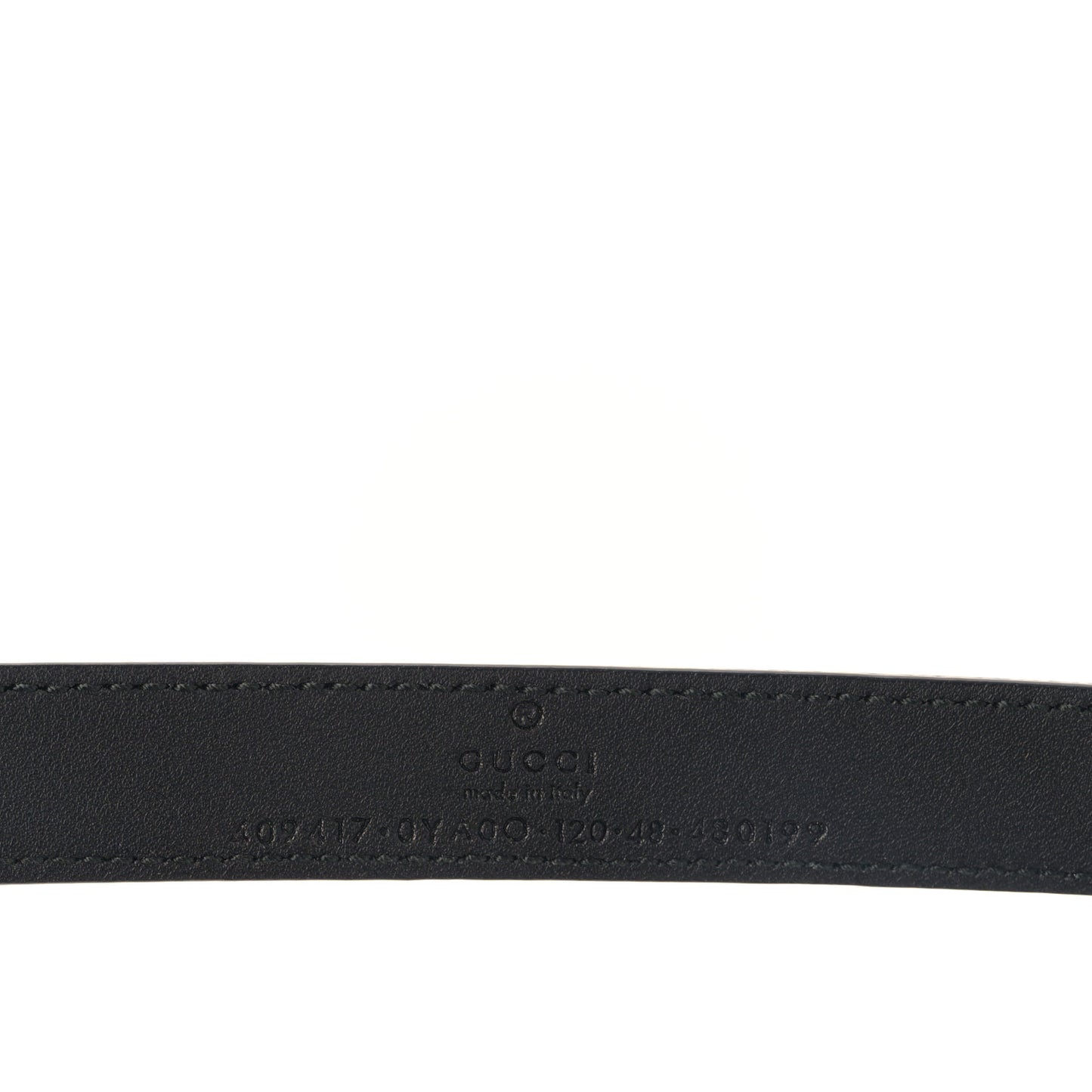 Calfskin Double G 20mm Belt 120/48 Black