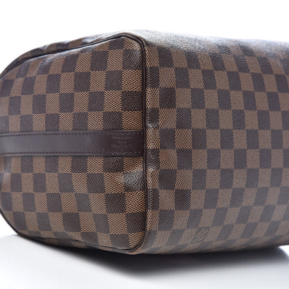 Louis Vuitton Damier Ebene Patches Speedy Bandouliere 30 8 of 10