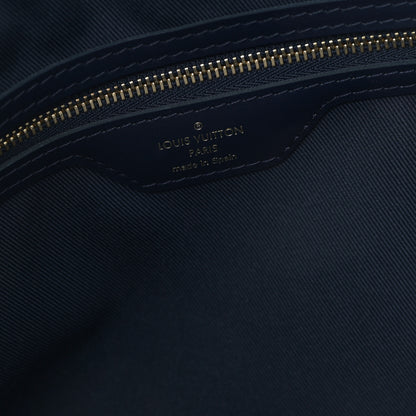 Louis Vuitton Monoglam Neverfull MM Blue 7 of 10